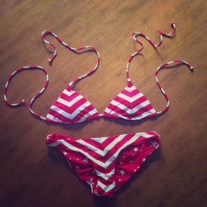 Rip curl patriotic bikini, reversible